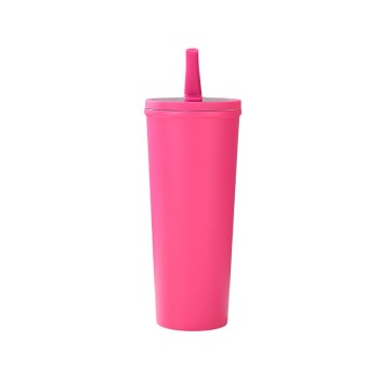 New simple foldable straw ice bottle