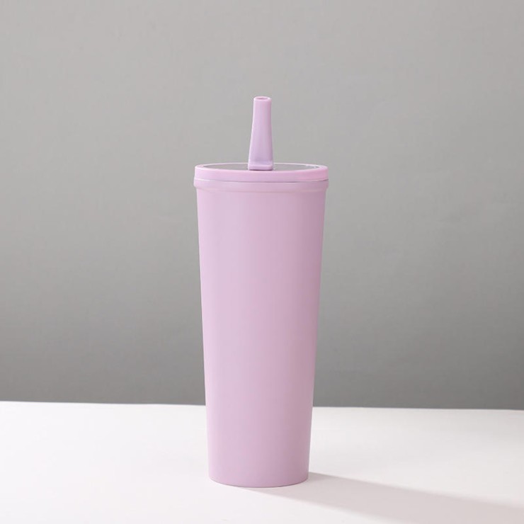 New simple foldable straw ice bottle