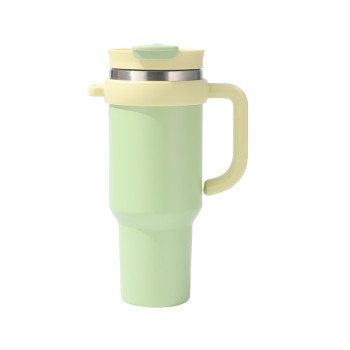 Large capacity simple stainless steel ice bottle