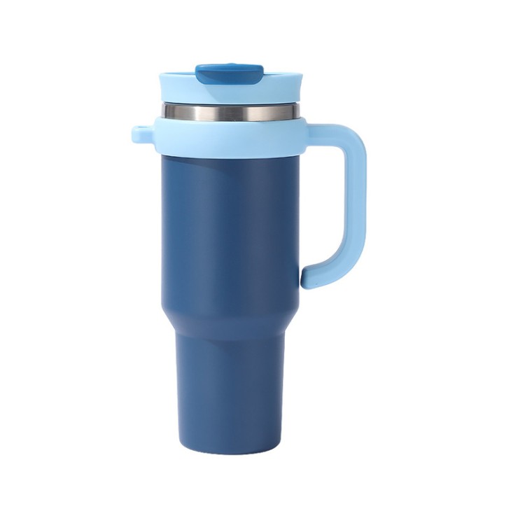 Large capacity simple stainless steel ice bottle