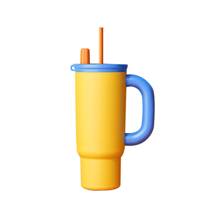 Contrast color large capacity ice bottle