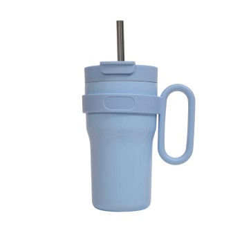 Portable large capacity vacuum ice bottle