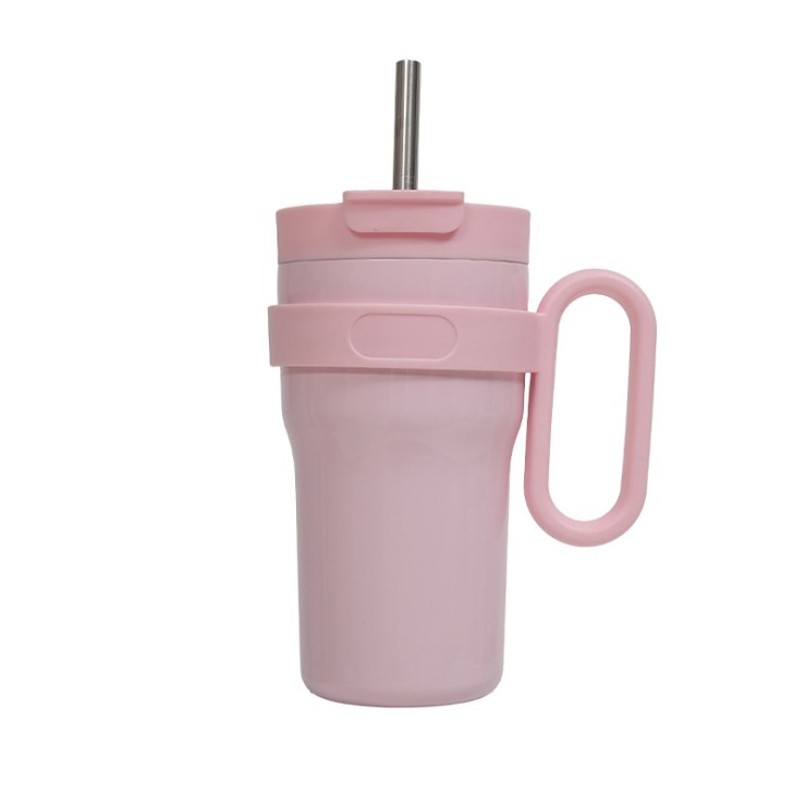 Portable large capacity vacuum ice bottle