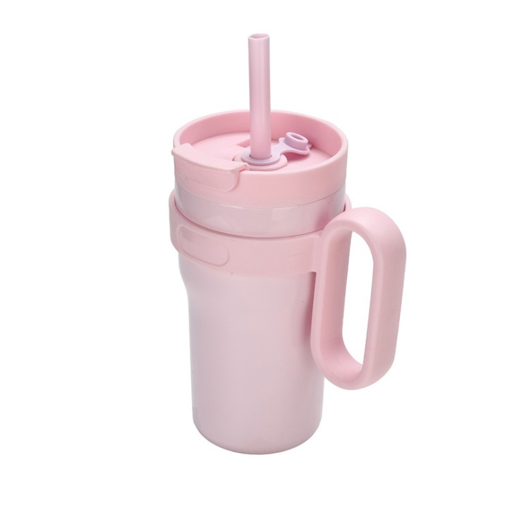 Portable large capacity vacuum ice bottle