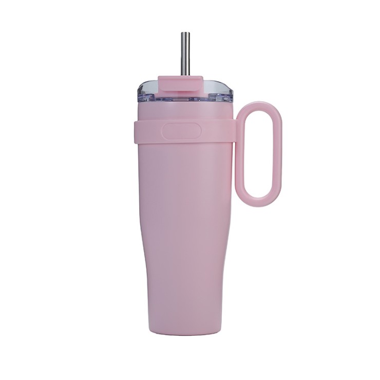 Leak-proof simple stainless steel ice bottle