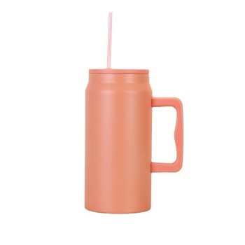 Large capacity double-layer vacuum ice bottle