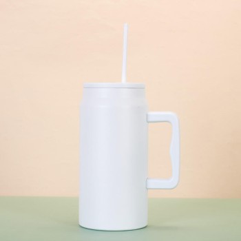 Large capacity double-layer vacuum ice bottle