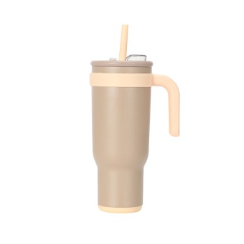 Contrast color large capacity vacuum ice bottle