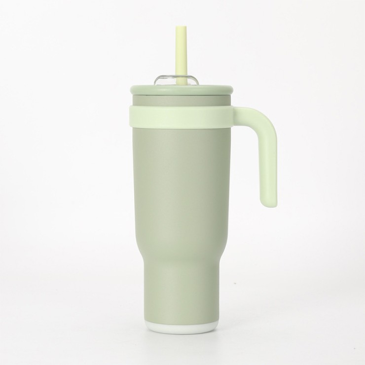 Contrast color large capacity vacuum ice bottle