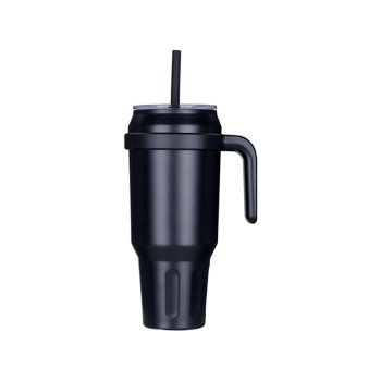 Portable stainless steel vacuum ice bottle