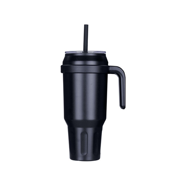 Portable stainless steel vacuum ice bottle