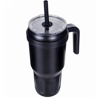 Portable stainless steel vacuum ice bottle