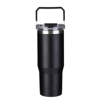 Double-layer vacuum insulated ice bottle