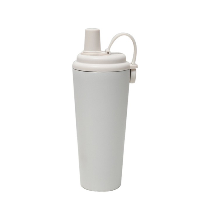 Solid color leak-proof stainless steel ice bottle
