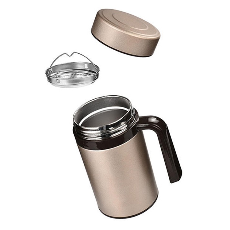Large capacity business stainless steel coffee cup