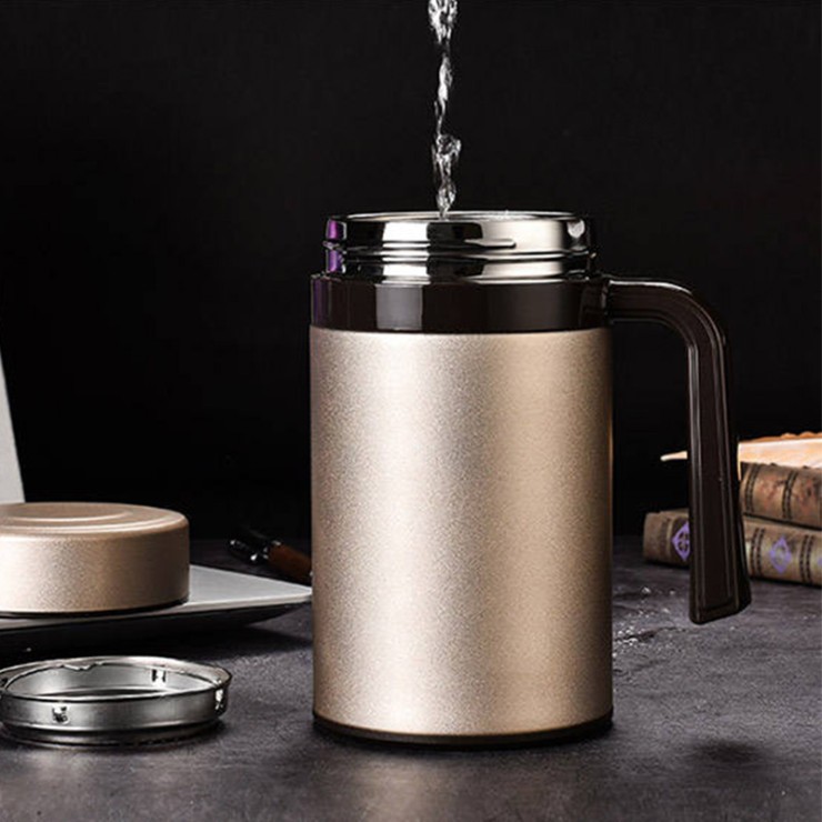 Large capacity business stainless steel coffee cup