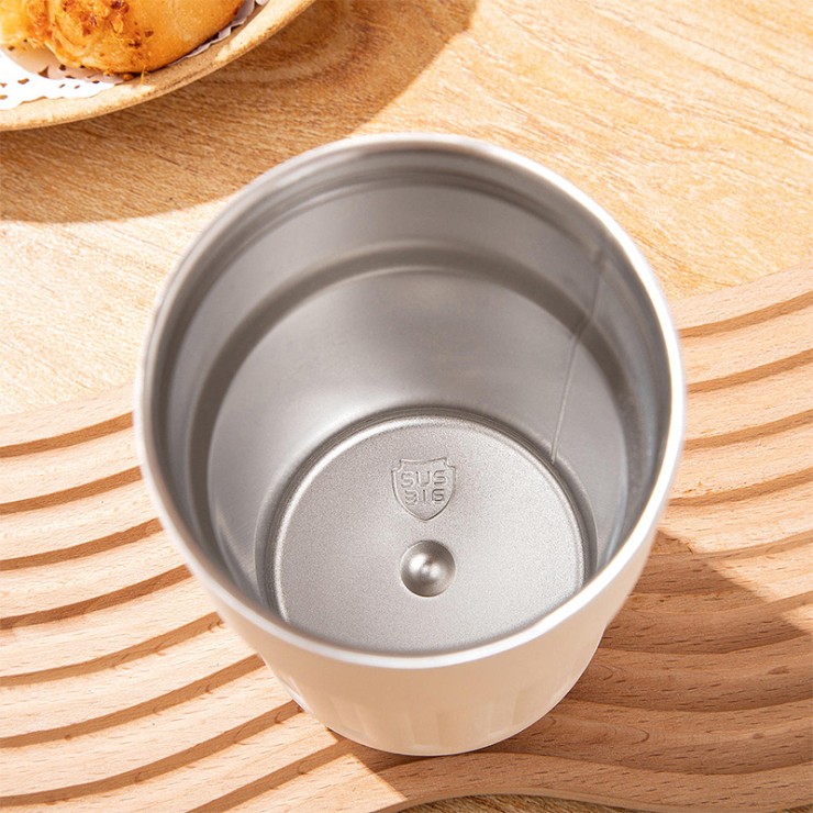 Smart temperature display stainless steel coffee cup
