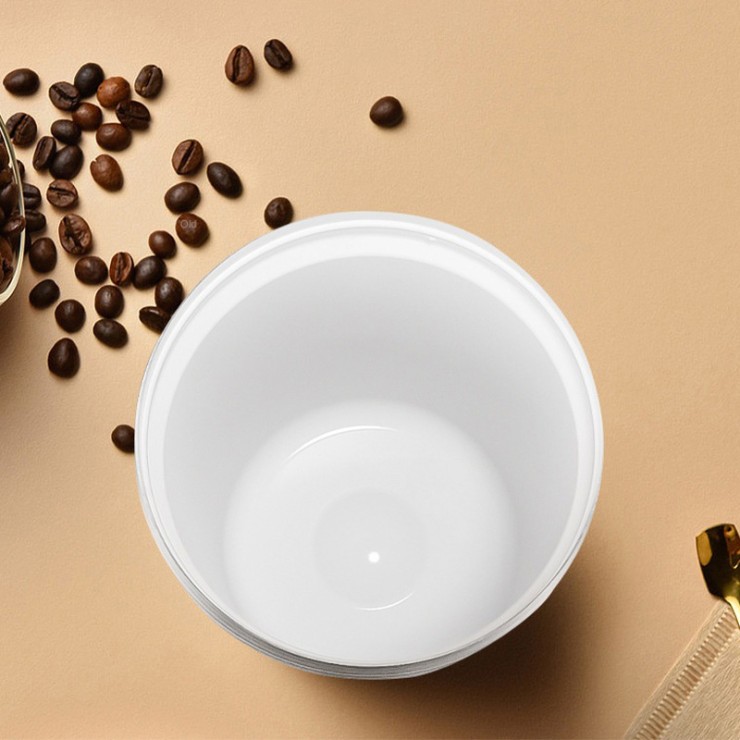 Smart temperature display ceramic liner coffee cup