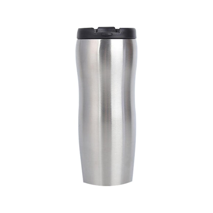 Stainless steel slim waist coffee cup