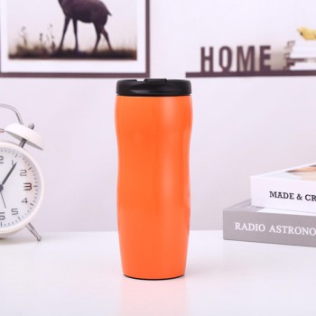 Stainless steel slim waist coffee cup
