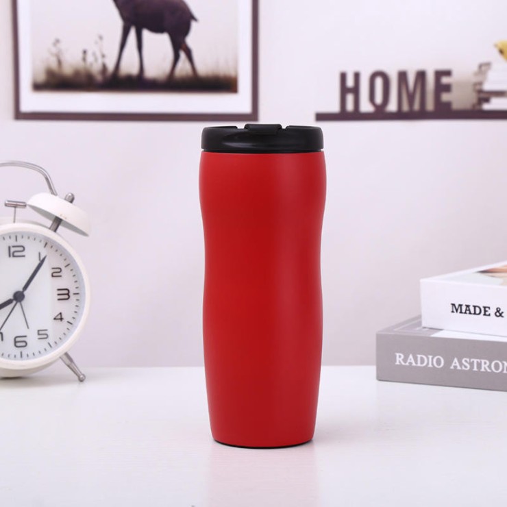 Stainless steel slim waist coffee cup