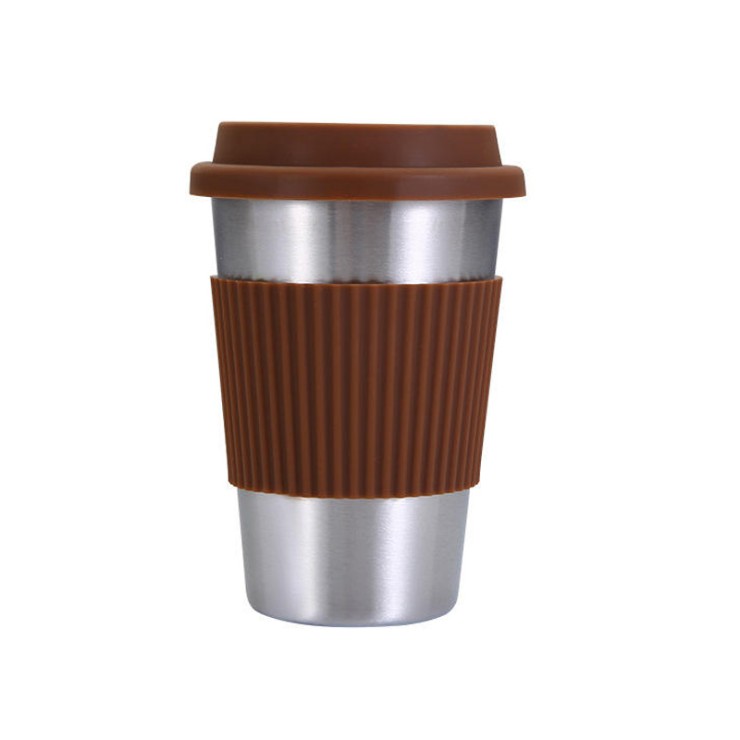 Anti-scalding stainless steel insulated coffee cup