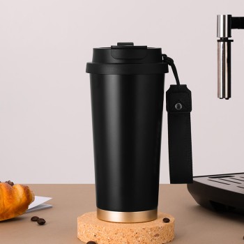 Multifunctional hot and cold insulated coffee cup