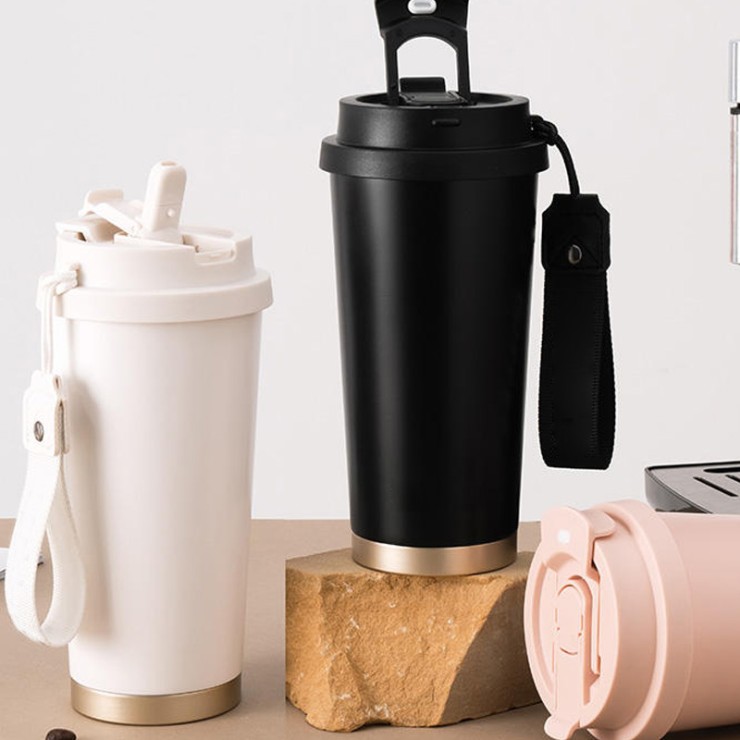 Multifunctional hot and cold insulated coffee cup