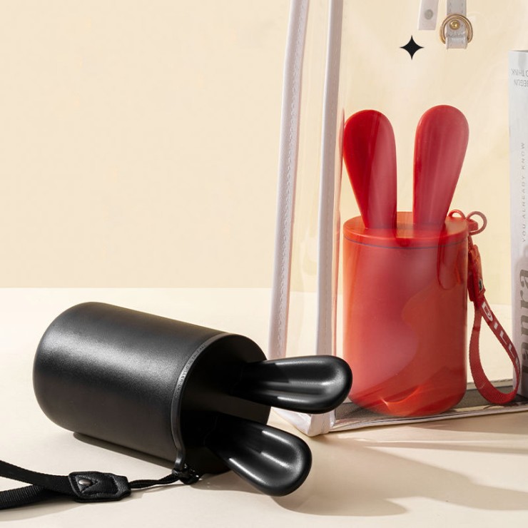 Fashionable rabbit ear design portable coffee cup