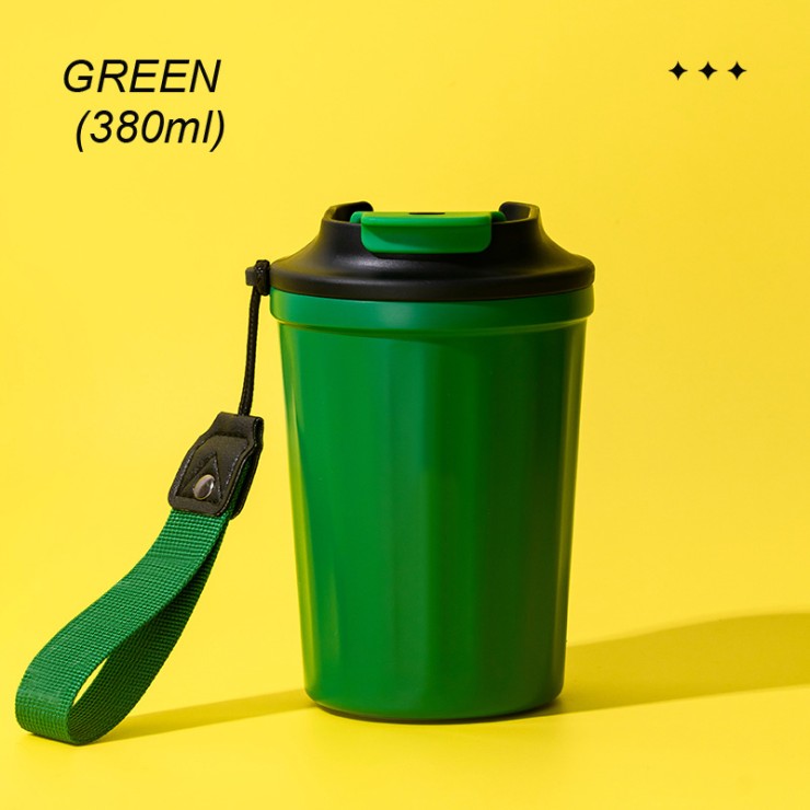 Modern insulated stainless steel coffee cup