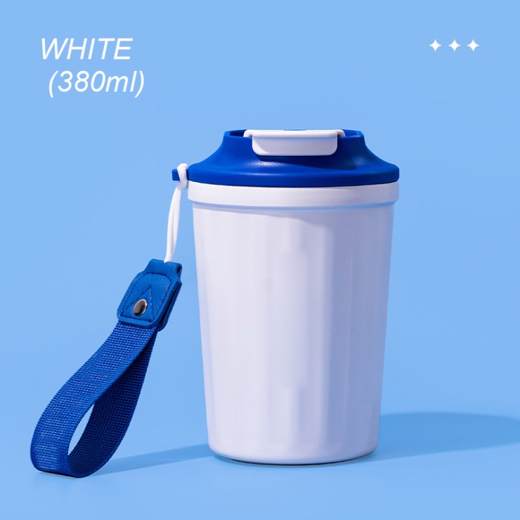 Modern insulated stainless steel coffee cup