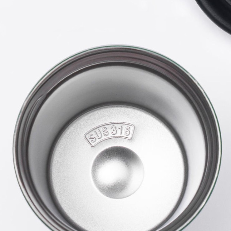 Modern insulated stainless steel coffee cup