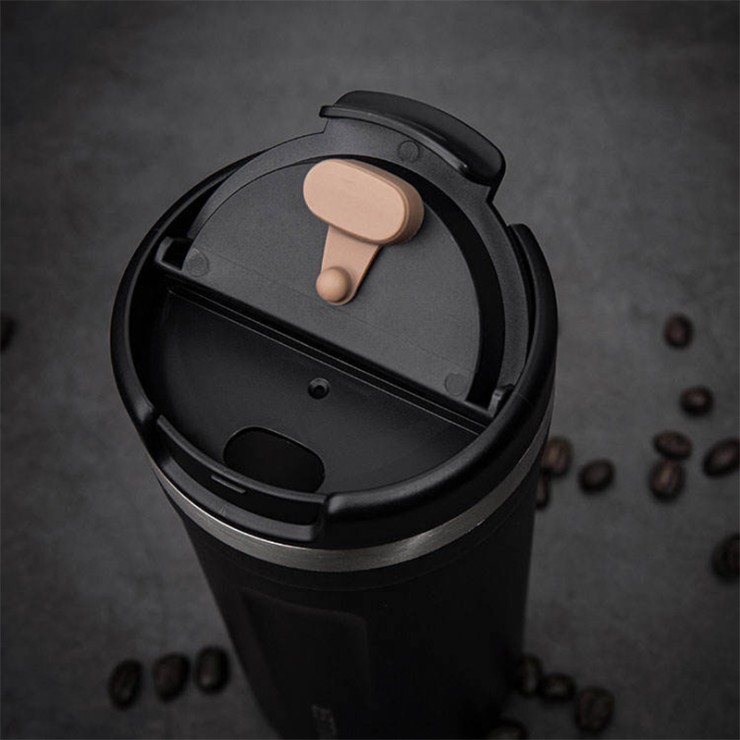 Stainless steel vacuum insulated coffee cup