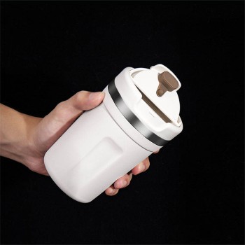Stainless steel vacuum insulated coffee cup