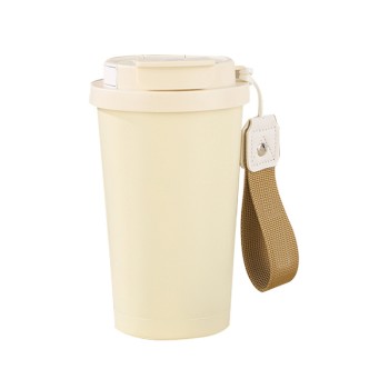Vacuum insulated stainless steel coffee cup