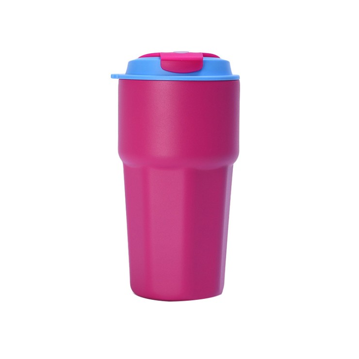 Vacuum insulated portable coffee cup