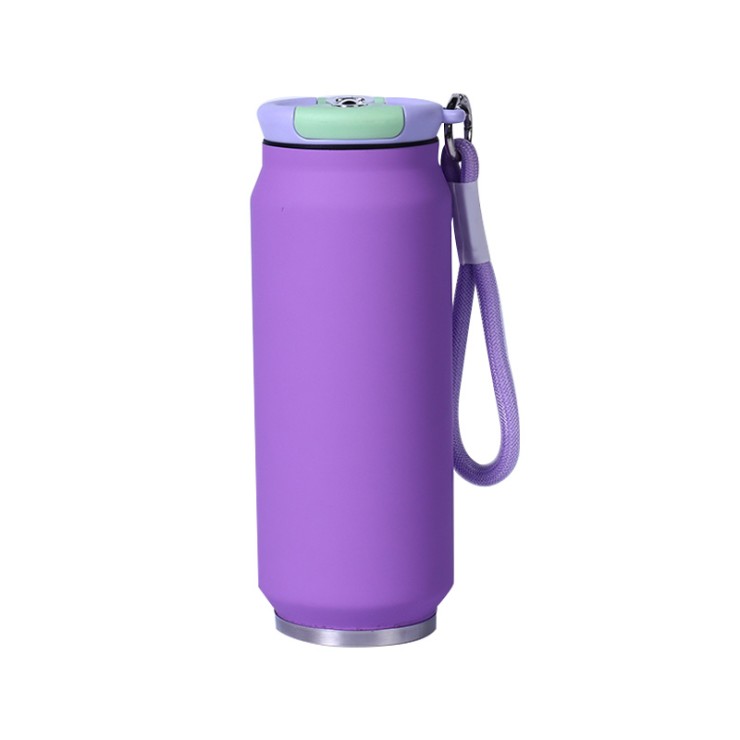 Simple stainless steel insulated coffee cup