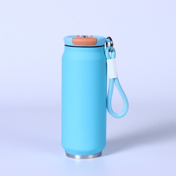 Simple stainless steel insulated coffee cup