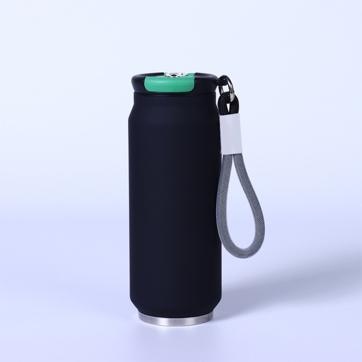 Simple stainless steel insulated coffee cup