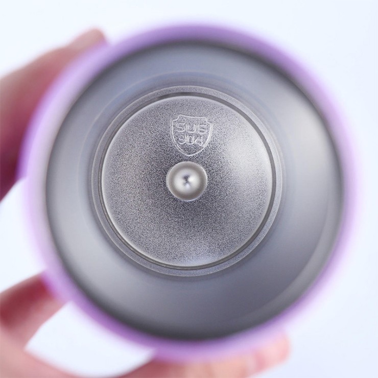 Simple stainless steel insulated coffee cup