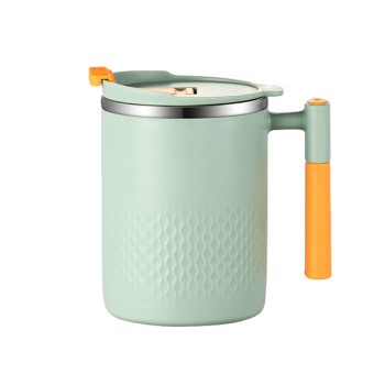 Modern double wall vacuum insulated coffee cup