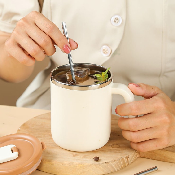 Classic design stainless steel insulated coffee cup