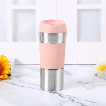 Creative stainless steel vacuum coffee cup