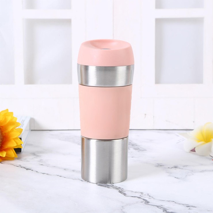 Creative stainless steel vacuum coffee cup
