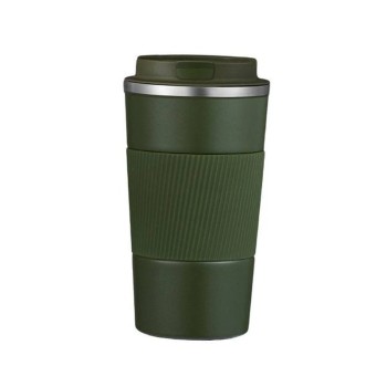 Classic design double-walled stainless steel coffee cup