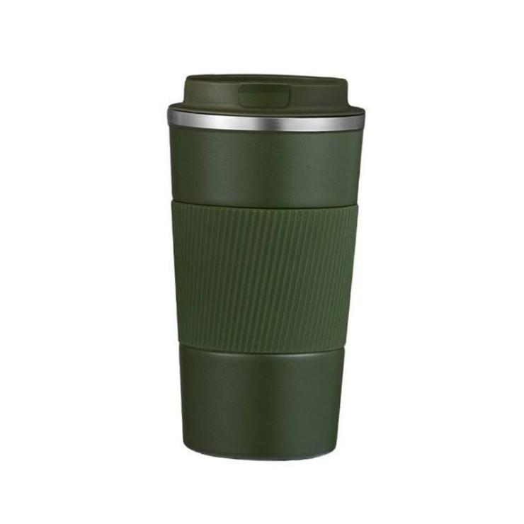Classic design double-walled stainless steel coffee cup