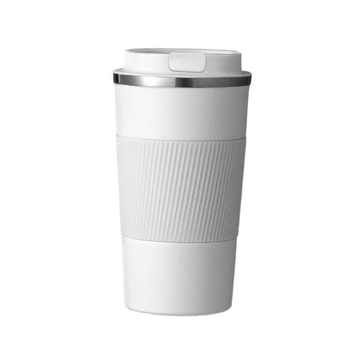 Classic design double-walled stainless steel coffee cup