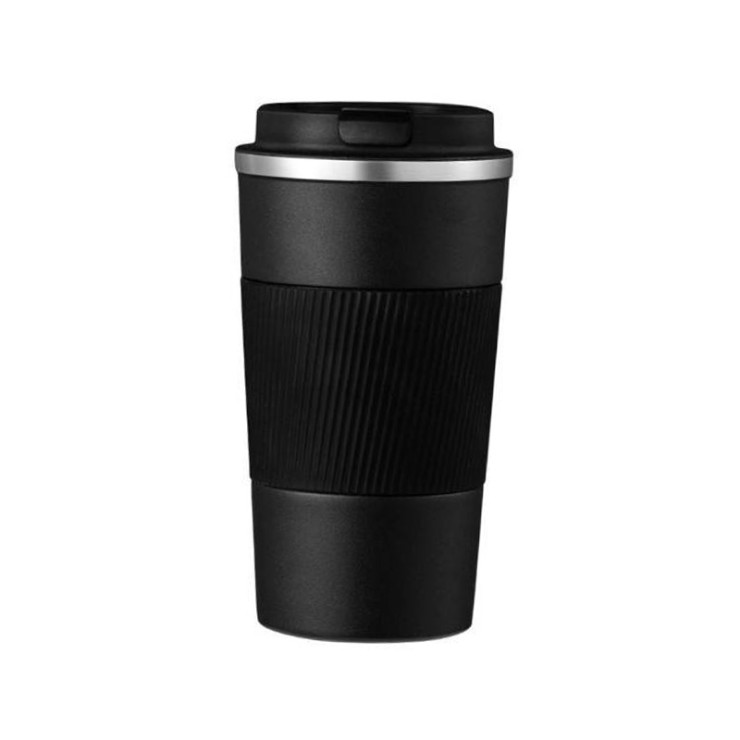 Classic design double-walled stainless steel coffee cup