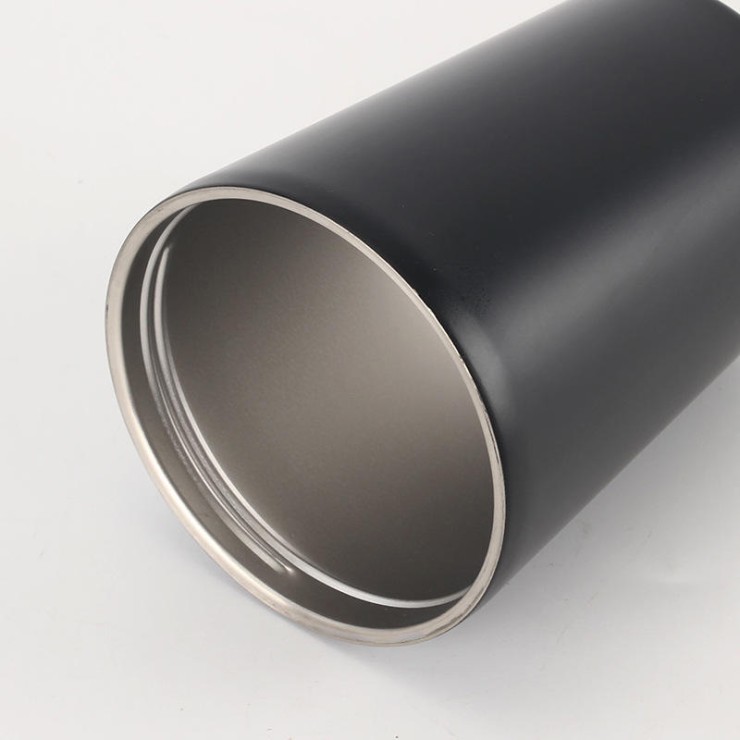 Double-walled stainless steel vacuum coffee cup