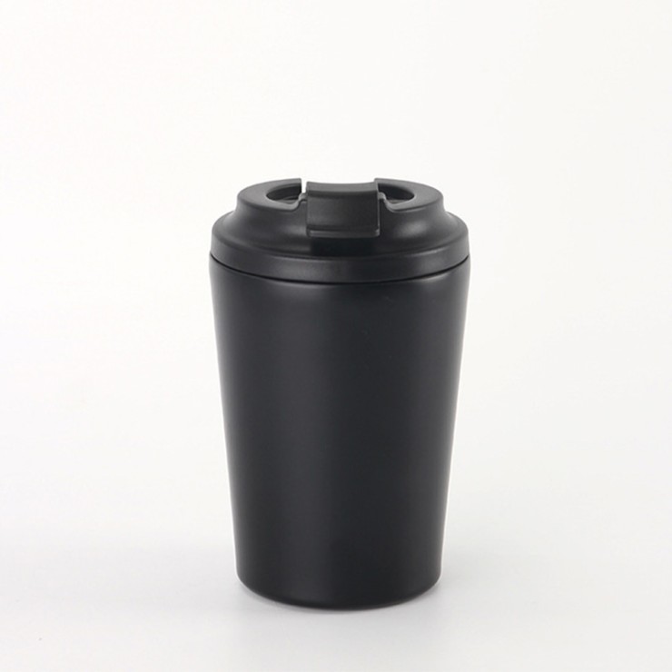 Double-walled stainless steel vacuum coffee cup